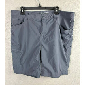 Royal Robbins Men's Shorts Size 40 Gray Active Fit Outdoor Hiking Pockets Nylon